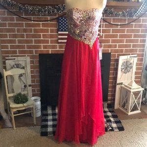 Juliet size small prom dress fuchsia NWT